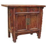 Antique Original Painted And Lacquered Finish Chinese Sideboard